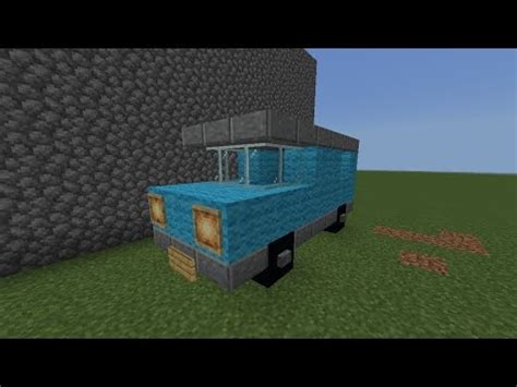 Cara Membuat Mobil Di Minecraft Youtube