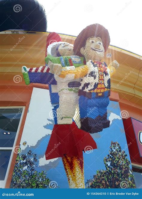 Toy Story Woody And Buzz Lightyear On Display In Hong Kong Editorial Image