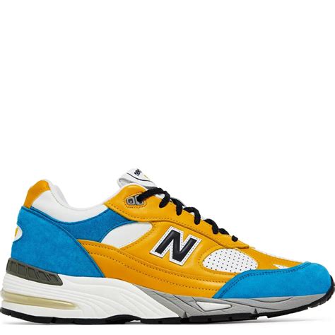 New Balance 991 Made In England Sneakersnstuff Blue Yellow Pluggi