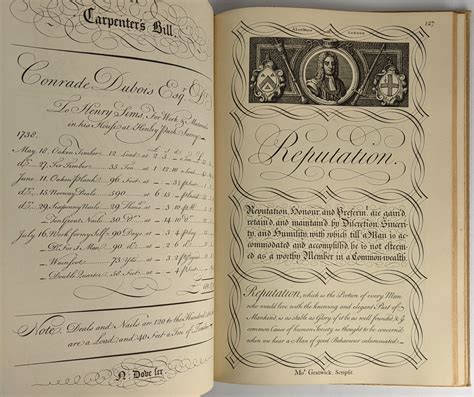 The Universal Penman Engraved By George Bickham London 1743 The Book