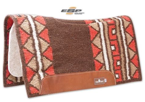 Classic Equine Esp Contured Wool Top Saddle Pad 30 Classic Equine