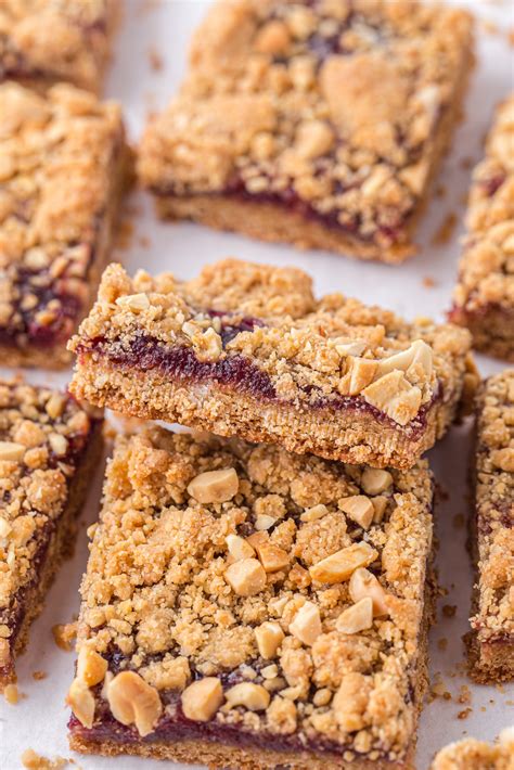 Easy Peanut Butter And Jelly Bars Pumpkin N Spice