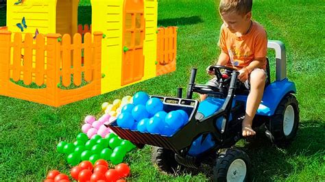 Funny Baby Tractor