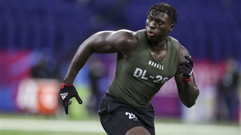 Defensive End Yaya Diaby S Nfl Scouting Combine Workout