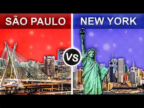 São Paulo VS New York Comparação de Cidades YouTube