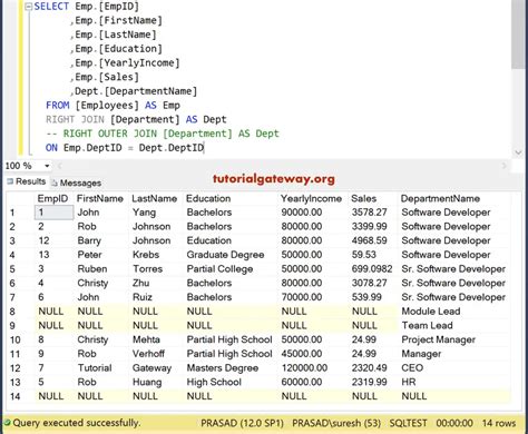 Sql Joins