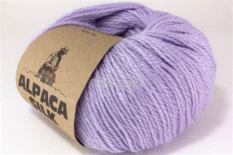 Пряжа "Alpaca Silk" из шерсти мериноса и шелка, производится в Перу