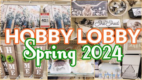 HOBBY LOBBY SPRING DECOR 2024 SHOP WITH ME YouTube