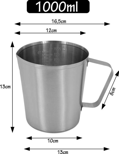Edelstahl Messbecher 1 L Rostfrei Milchkrug Kaufland De