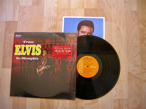 Elvis Presley From Elvis In Memphis Rca Lsp 4155 Orig 1969 Insert