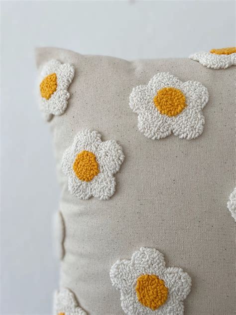 Galia Tasarim Handmade Floral Pillow Cover Linen Pillow Etsy