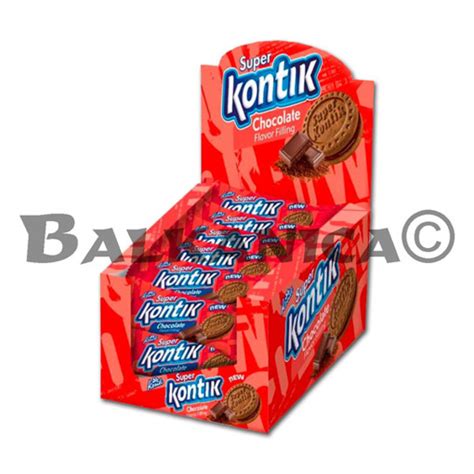 76 G SANDWICH COOKIES CHOCOLATE FLAVOR FILLING SUPER KONTIK KONTI