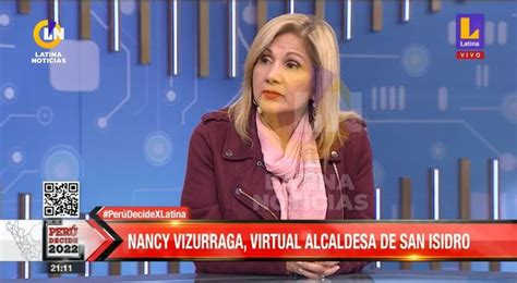 Nancy Vizurraga Es La Primera Alcaldesa De San Isidro Lo Que Hará Latina