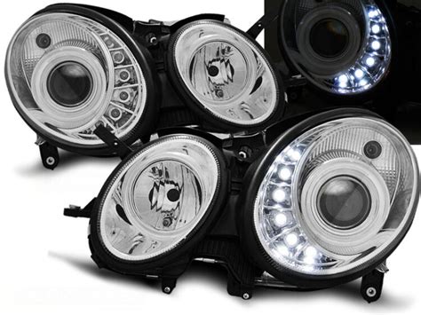 Mercedes W Scheinwerfer Chrome Set H Led Dmv Autoglas Teile Kg