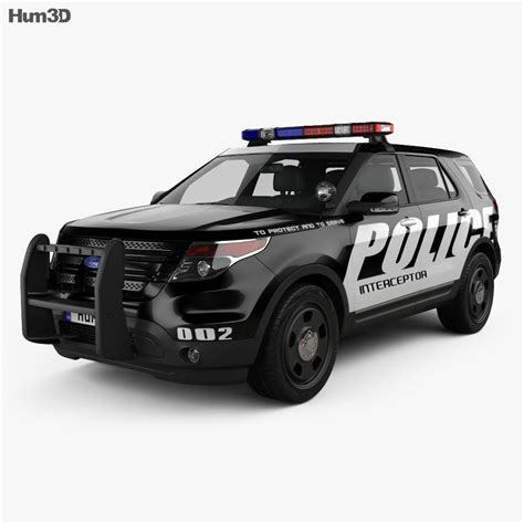 Ford Explorer Police Interceptor Utility 2010 3d Model Hum3d