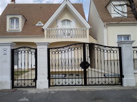 portail en fer forge marseille avec portillon portail en fer forge