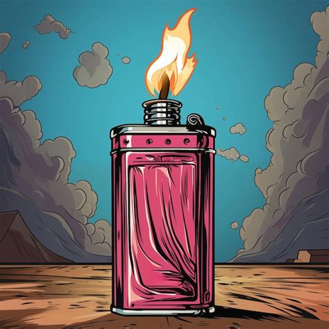 Premium Photo A Vintage Lighter Ignites
