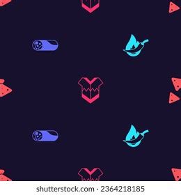 Set Hot Chili Pepper Pod Burrito Stock Vector Royalty Free Shutterstock