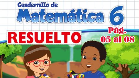 Sexto Grado Pagina Y Del Cuaderno De Trabajo De Matematica