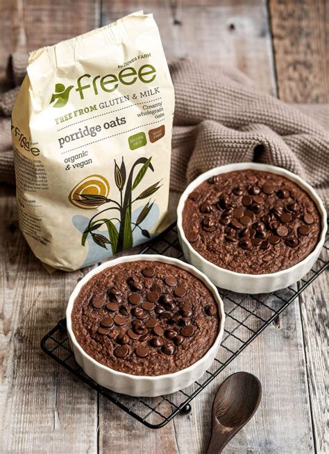 Vegan Gluten Free Baked Chocolate Oats