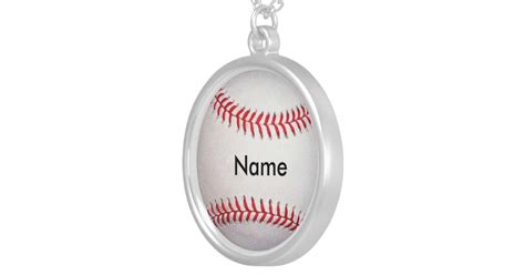 Personalized Baseball Necklace Zazzle