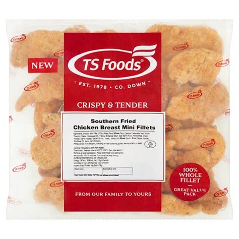 Ts Foods Southern Fried Chicken Breast Mini Fillets 1kg Really Good Culture