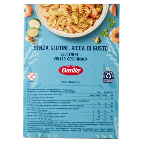 Barilla Pasta Fusilli Senza Glutine 400 G Carrefour