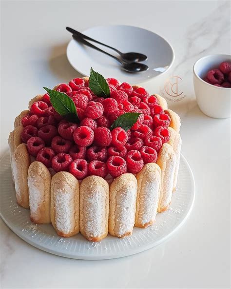 Charlotte Framboises Sans Cuisson Mes D Licieuses Cr Ations Recette