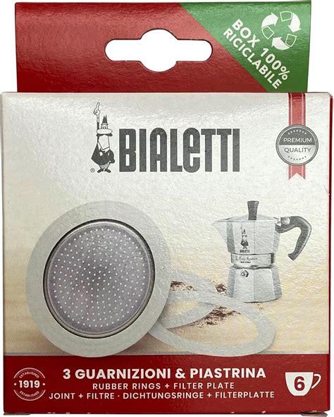 Bialetti Joint Et Filtre Pour Machine Caf Moka Dama Tasses