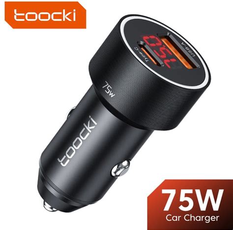 Toocki W Usb C Charger Qc Pd Scp A Pd Fast Charging Type C Car