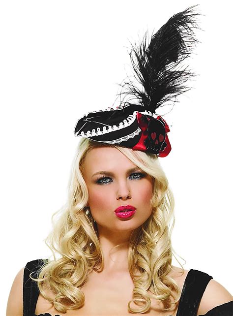 Pirate Hat with Feather - maskworld.com