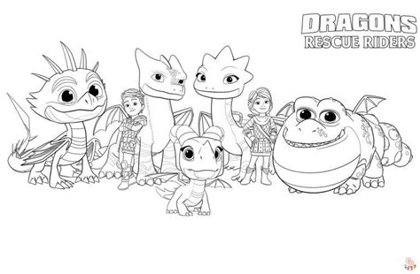 Dragons Rescue Riders Coloring Pages Printable And Easy