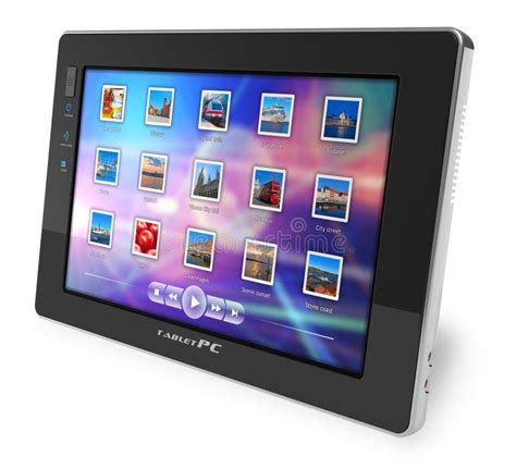 Tablet PC Stock Illustration Illustration Of Black Computer 16272120