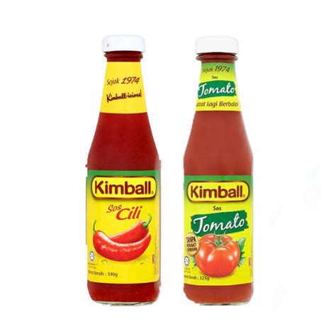 Kimball Chili Sauce 340g Ketchup Tomato Sauce 325g Sos Cili Sos