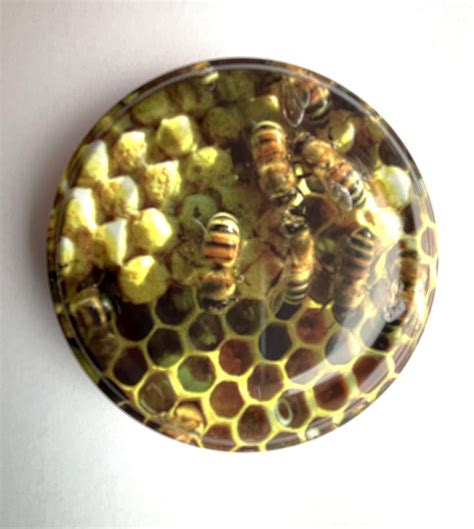 mm replacement jar lid bees  honeycomb  oz  oz