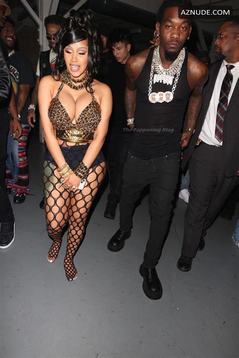 Cardi B Sexy Seen Flaunting Her Hot Body At Her Birthday Party In LA AZNude
