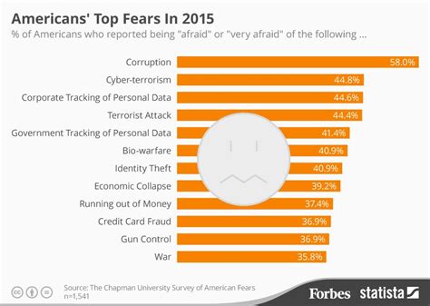 Americans Top Fears In 2015 Infographic