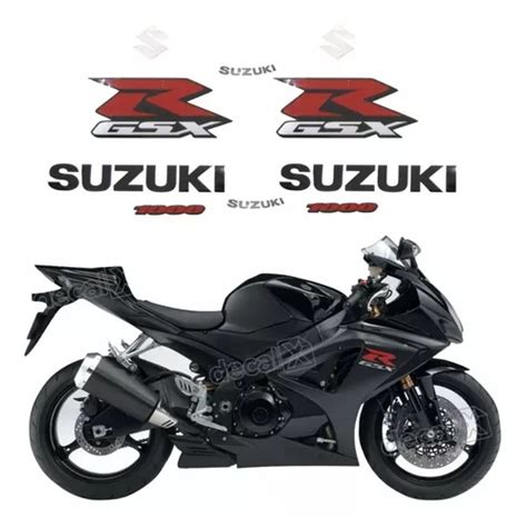 Kit Adesivo Suzuki Gsxr Preta Pt