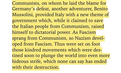 Steve Schmidt On Twitter Winston Churchill On The Rise Of Fascism