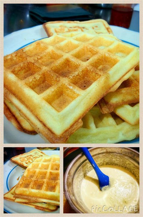 Waffles receta fácil y rápida con imágenes Receta de waffles