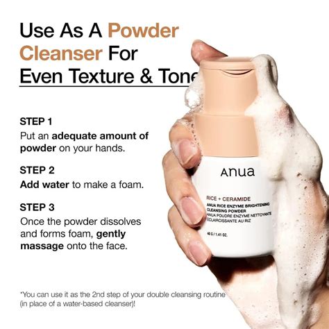 Anua Rice Enzyme Brightening Cleansing Powder Colorshow