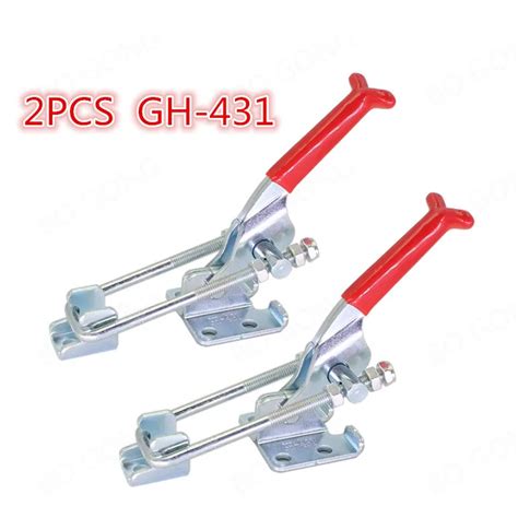 GH 431 318kg 701lbs Capacity Heavy Duty Toggle Clamps Adjustable Latch