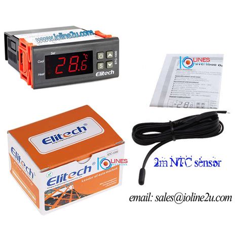 Jual Thermostat Elitech Stc Original Digital Termostat Thermometer