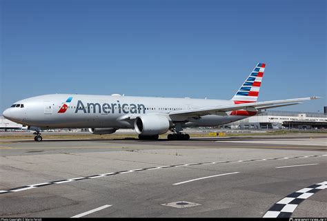 N An American Airlines Boeing Er Photo By Mario Ferioli Id