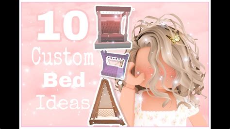 10 Custom Beds Bloxburg Youtube