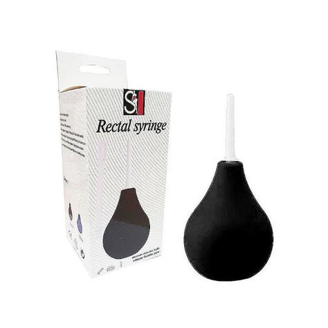 Ducha Higiênica Anal Aplicador ml Preto SEXY IMPORT Sex