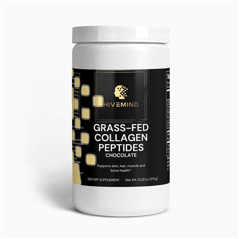 Grass Fed Collagen Peptides Powder Chocolate Hivemind