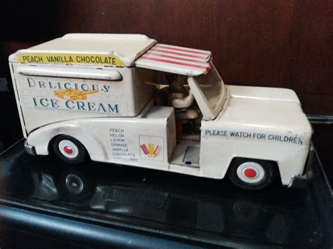 1960 Chevrolet Vintage Toy Tin Ice Cream Truck -- Antique Price Guide ...