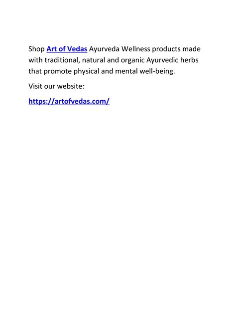 PPT - Collection of Amazing Ayurveda Wellness Products by Art of Vedas PowerPoint Presentation ...