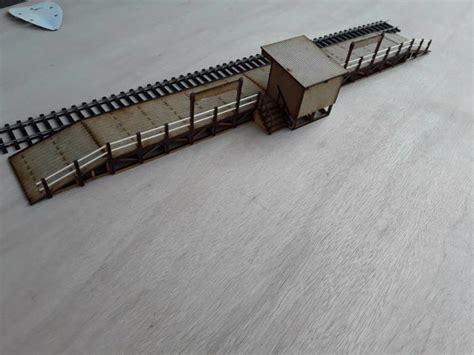 Laser Cut O Gauge Wooden Station Platform And Halt Kit Torri Laser